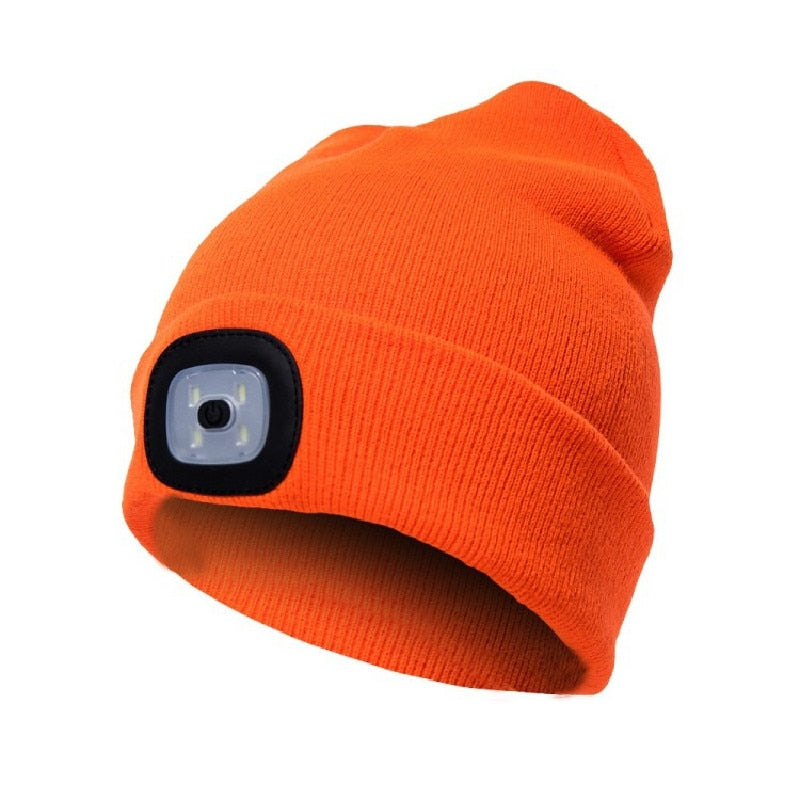Gebreide LED Beanie