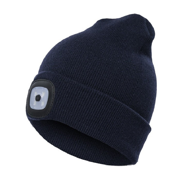 Gebreide LED Beanie