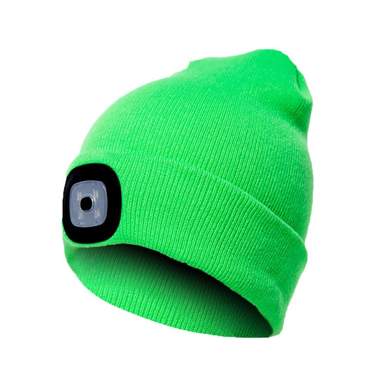 Gebreide LED Beanie