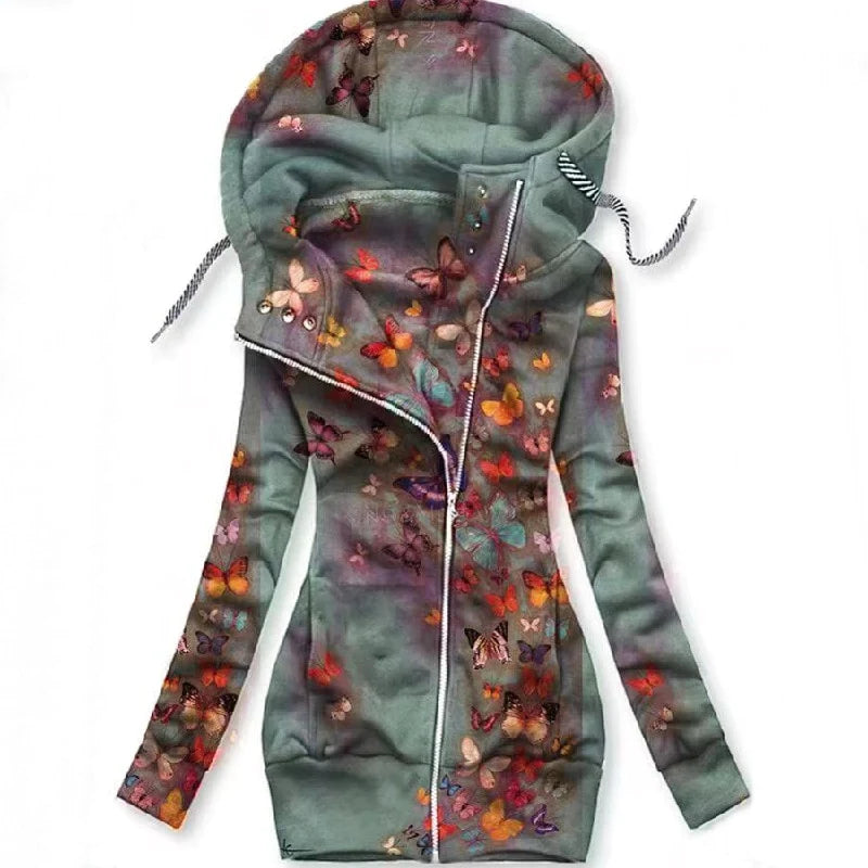 Women's Vlinder Kunst Vest Sweatshirt