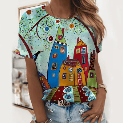 Zomer Vrouwen T-shirt