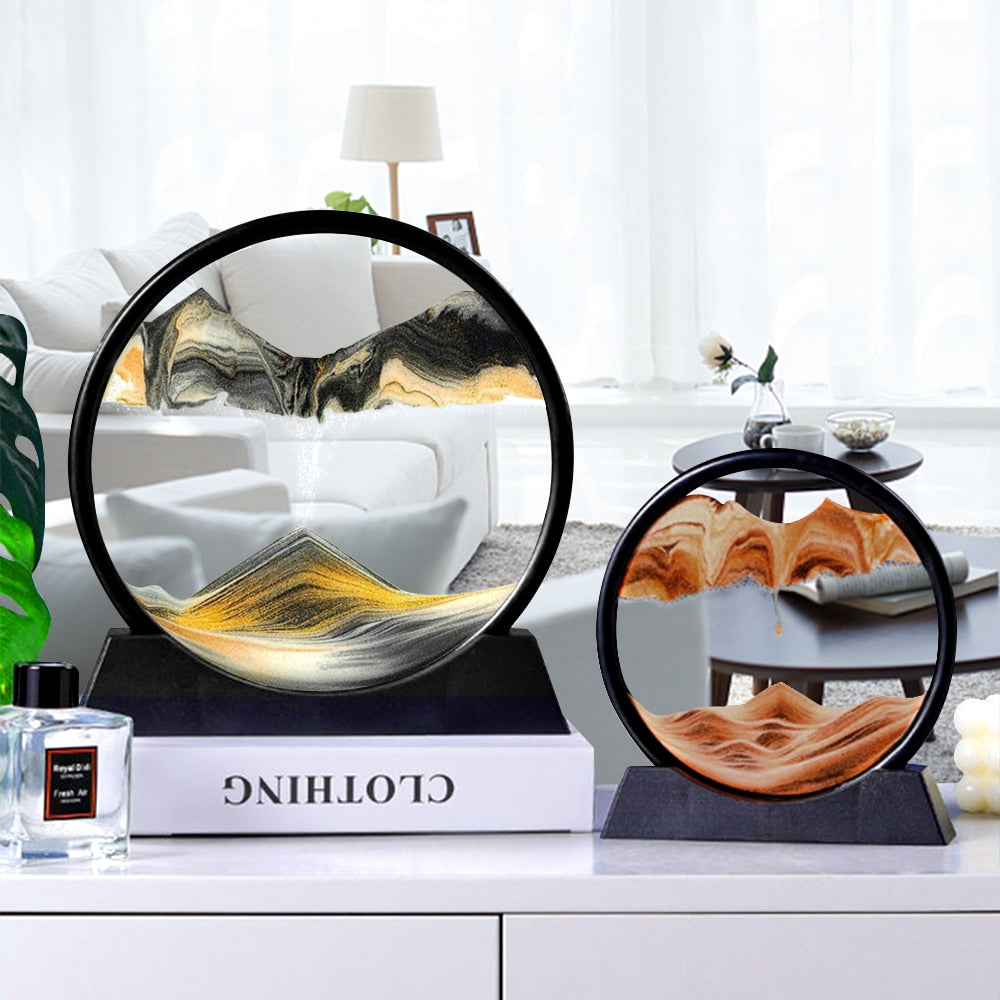 3D Zandlandschap Zandloper