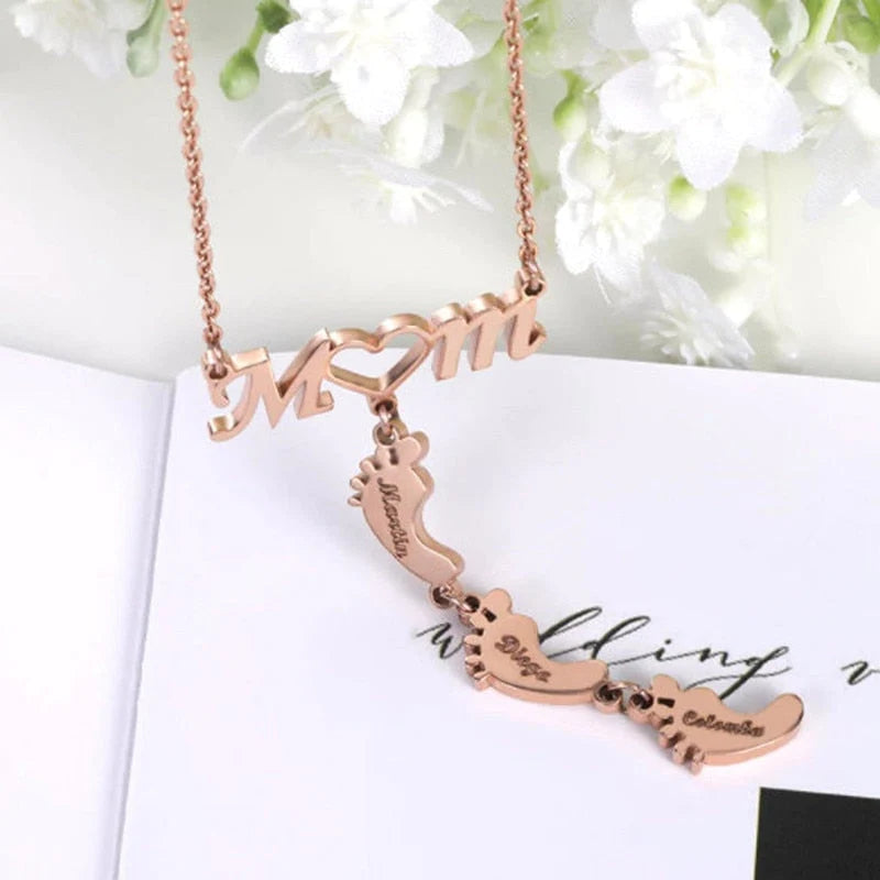 Baby Voeten Moeder Ketting