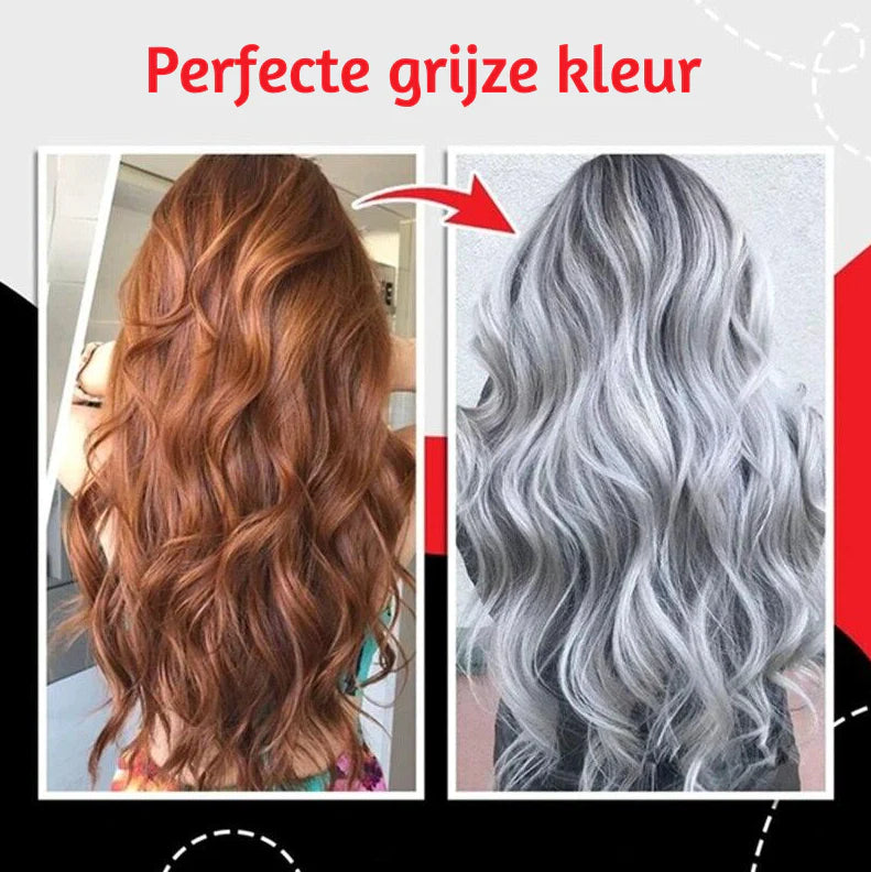 Zilvergrijze haarverf