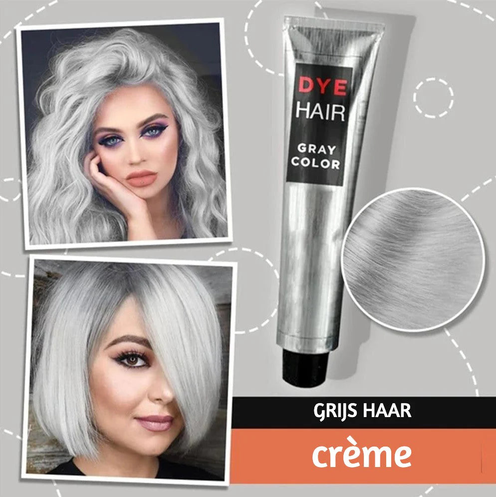 Zilvergrijze haarverf