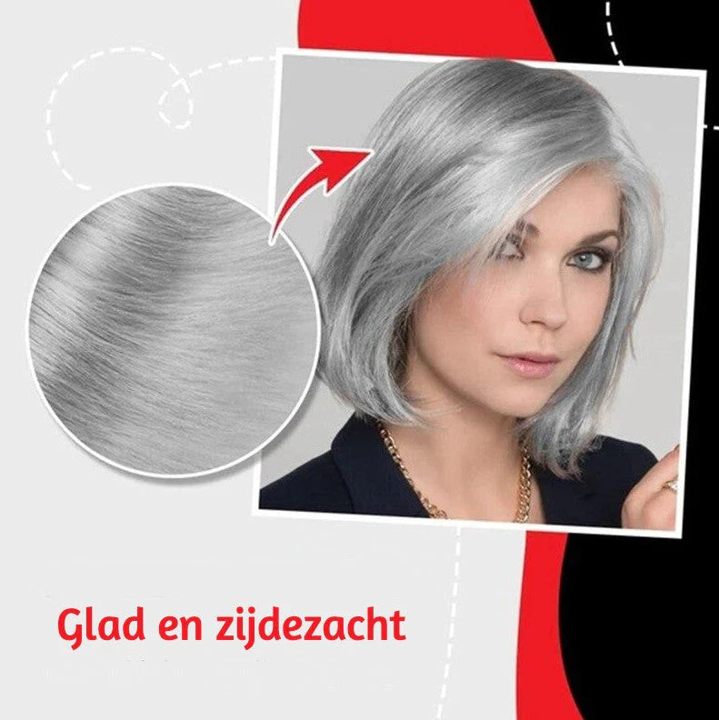 Zilvergrijze haarverf