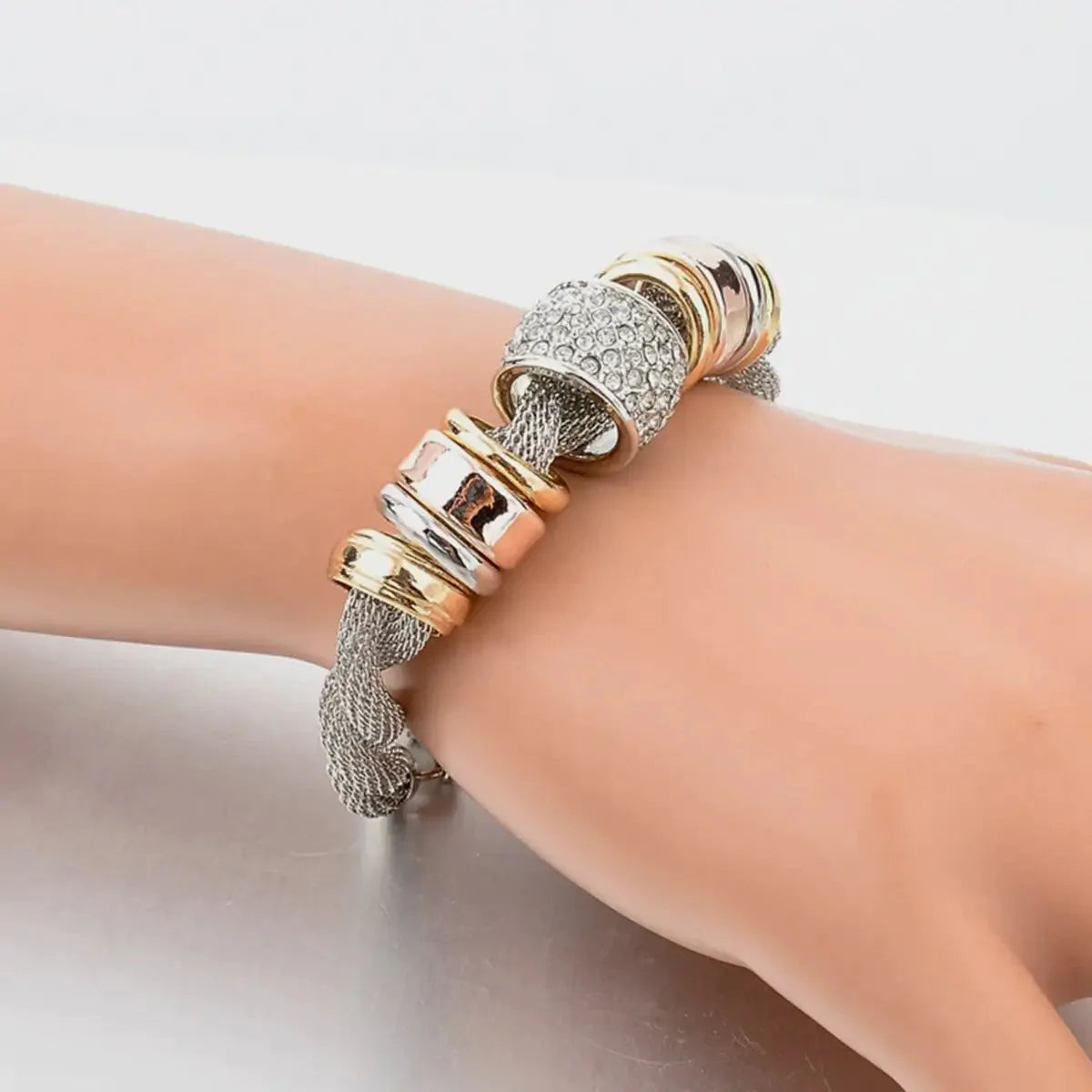 Verstrengelde Ring Accent Armband