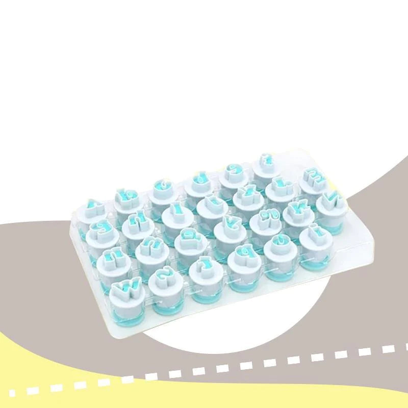 24-stuk Alfabet Snijder Set