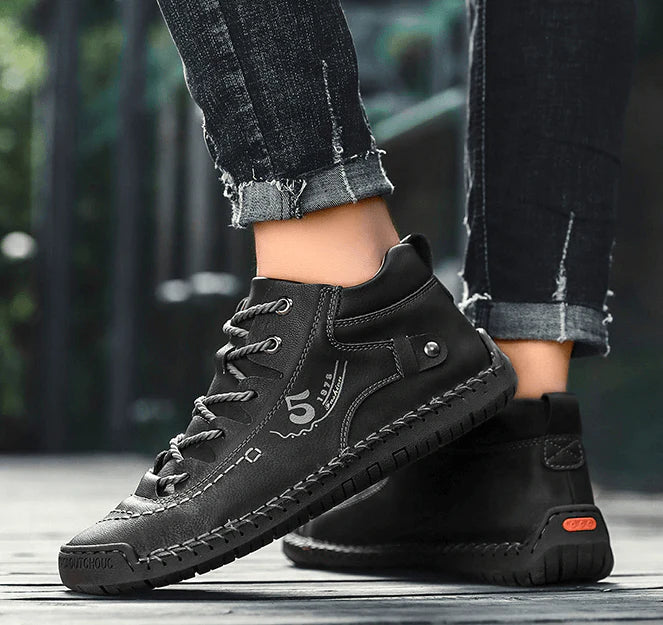 Vintage Leren Laarzen