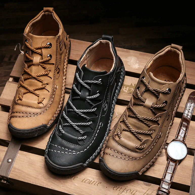 Vintage Leren Laarzen