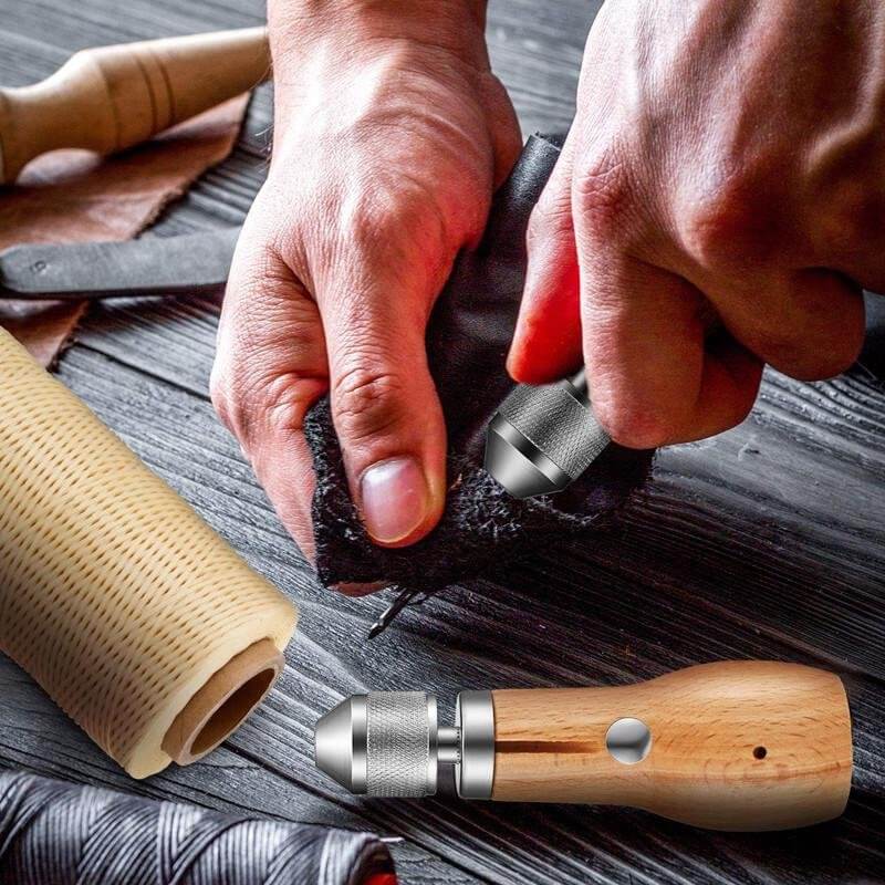 Leren Naai Awl Gereedschap Kit