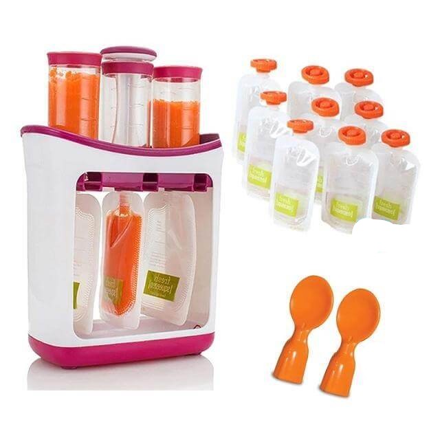 Kids Voedsel Knijp Station