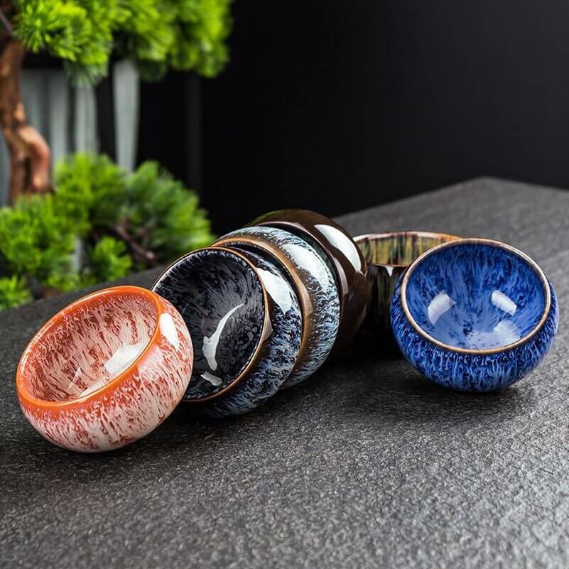 Keramische porseleinen theekop