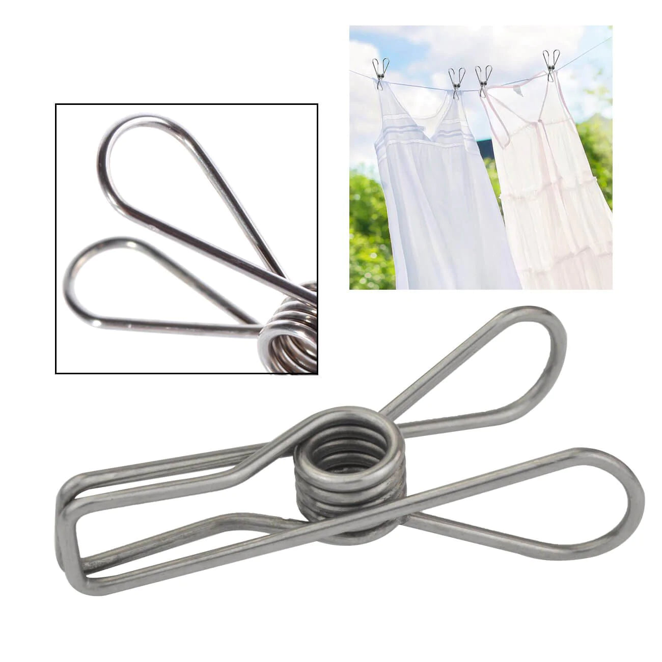 Roestvrij Stalen Wasknijpers