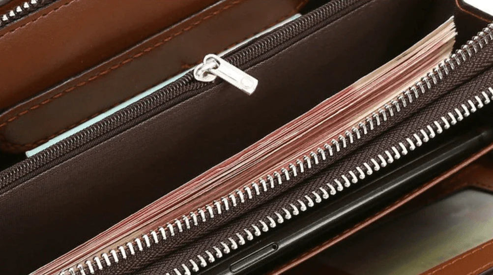 Echt lederen heren koppeltas - Eenvoudig al je spullen op zak