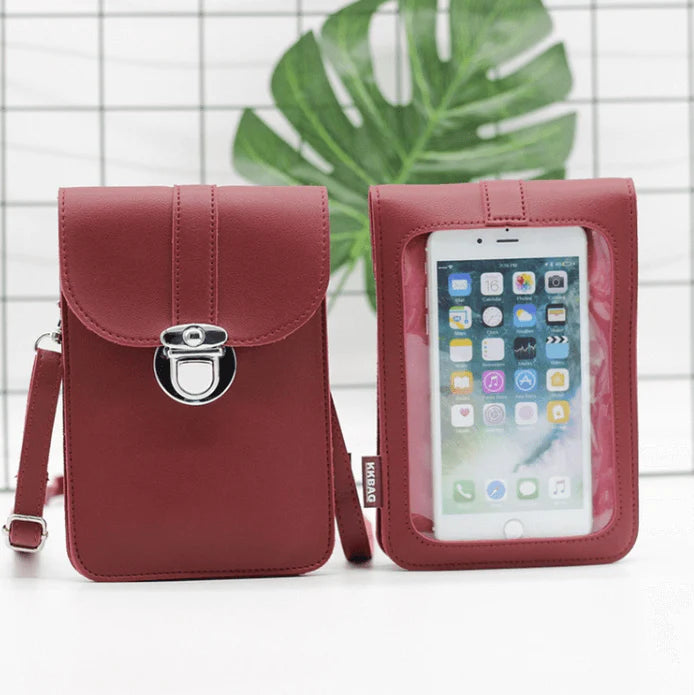 Crossbody Touchscreen Telefoon Portemonnee