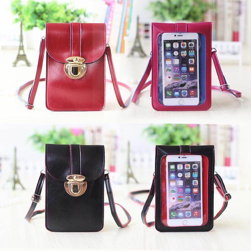 Crossbody Touchscreen Telefoon Portemonnee