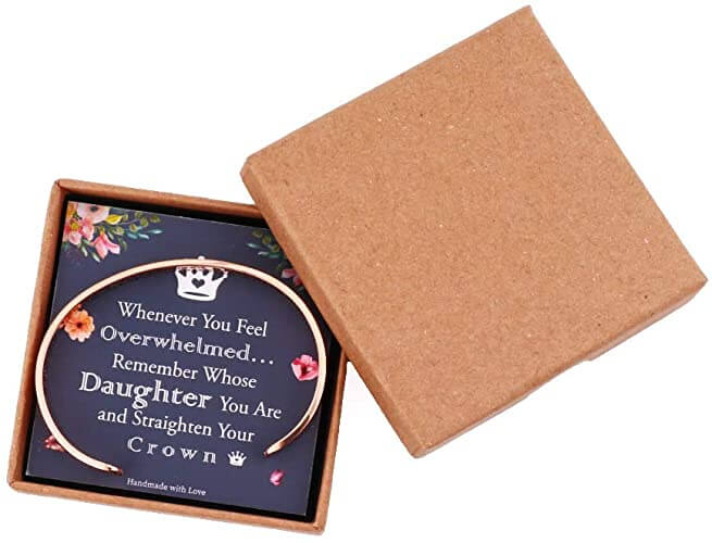 Onthoud wiens dochter je bent en zet je kroon recht | Armband