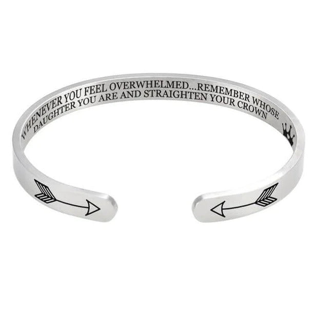 Onthoud wiens dochter je bent en zet je kroon recht | Armband