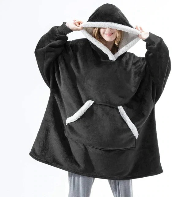 Furry Hoodie Deken