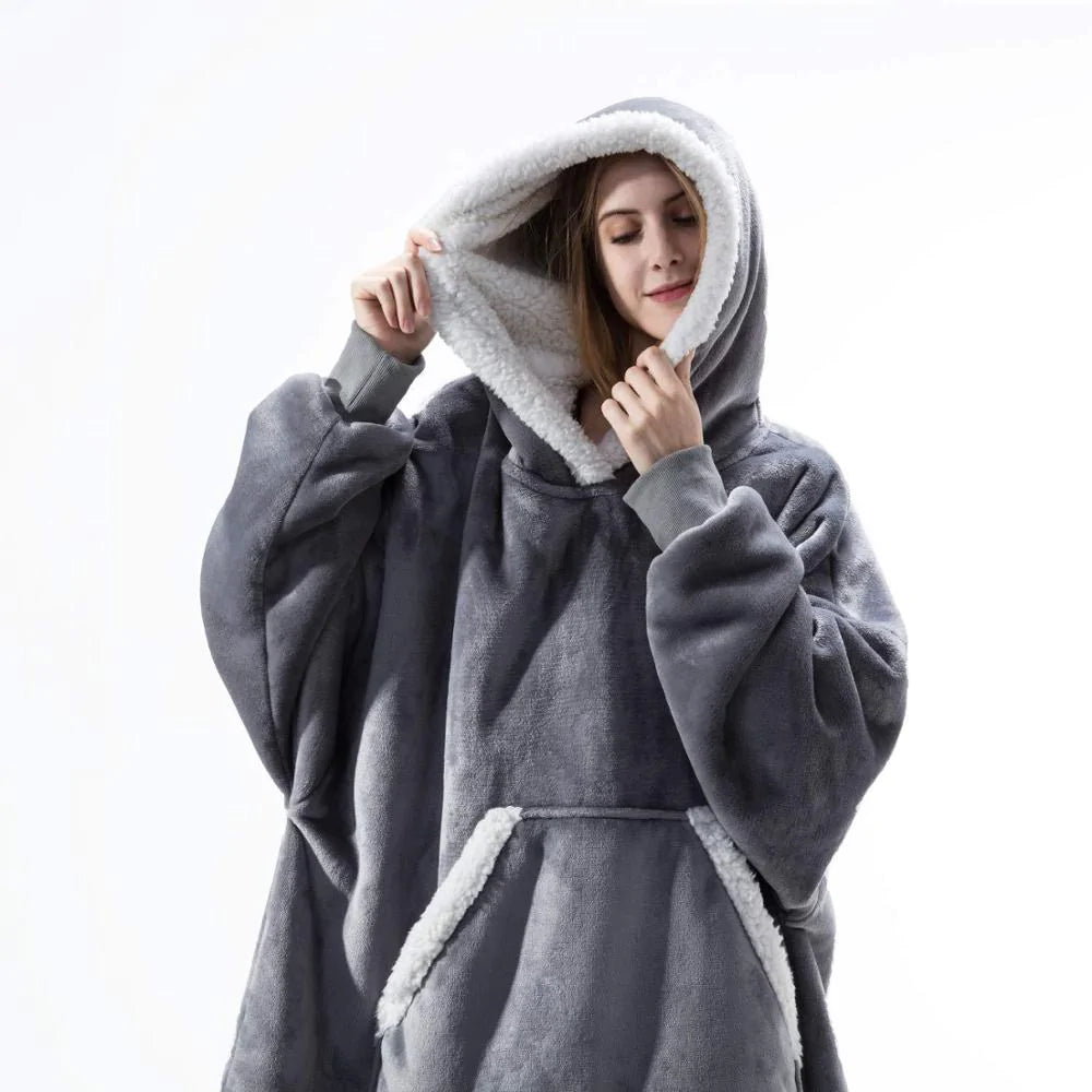 Furry Hoodie Deken