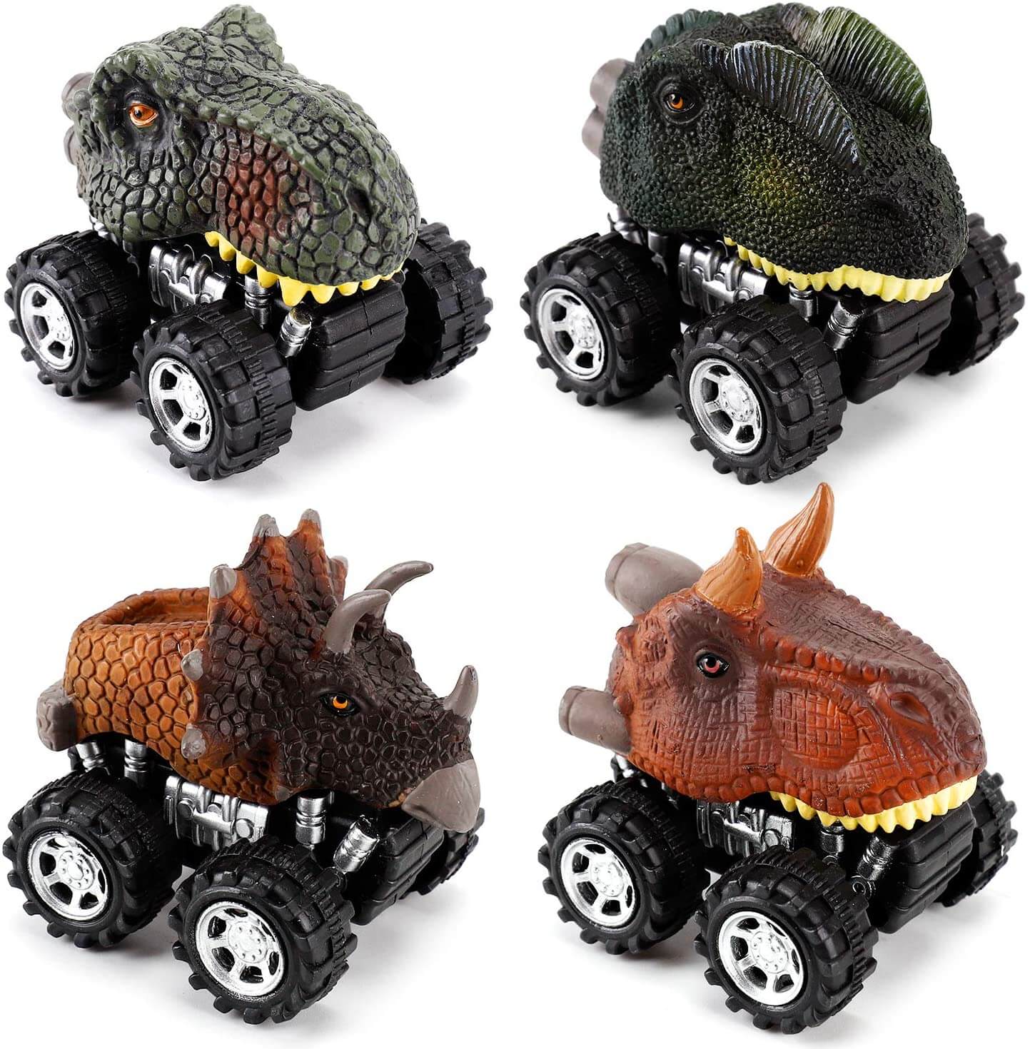 Pull Back Dinosaurus Mini Auto (6st)