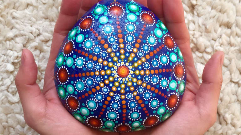 Mandala Schilderen Met Stippen