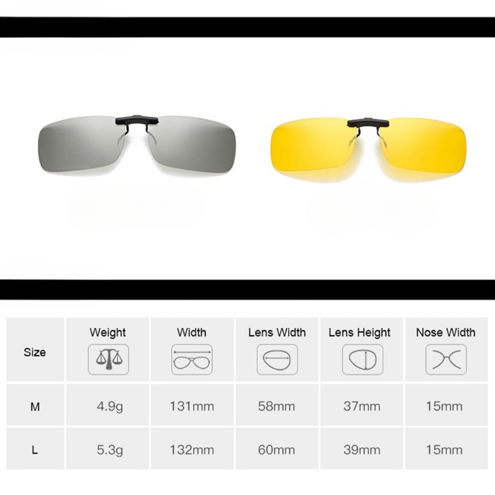 Gepolariseerde Clip-on Zonnebril