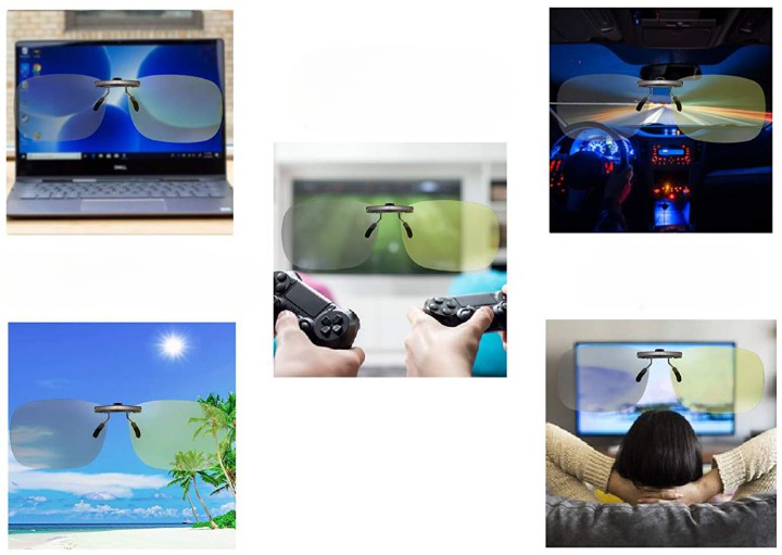 Gepolariseerde Clip-on Zonnebril