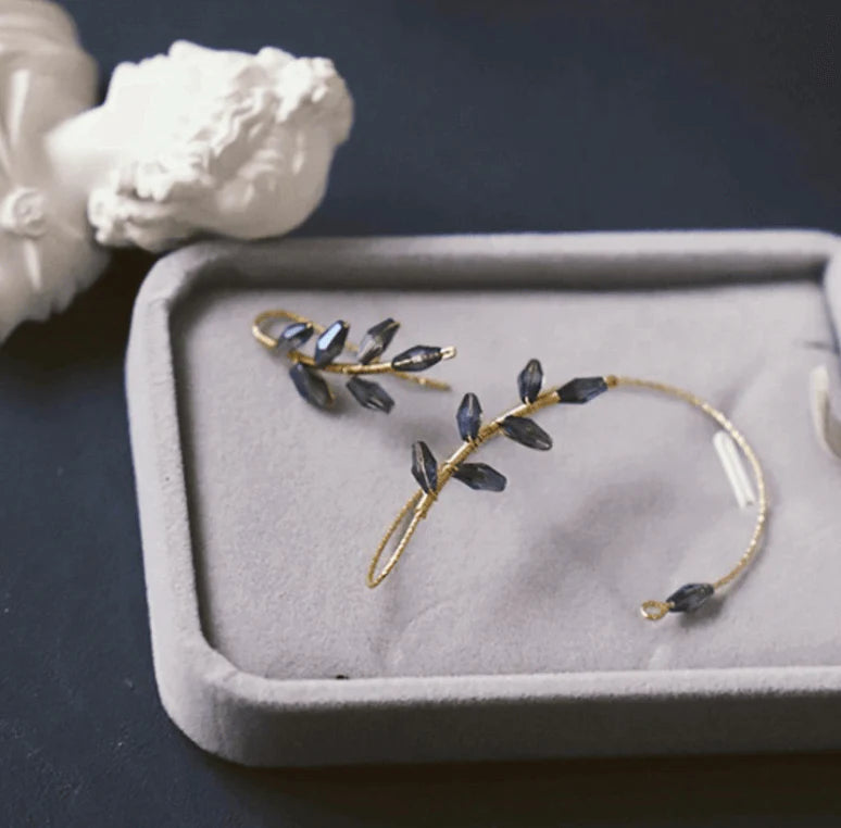 Bloem Art Clip Oorbellen