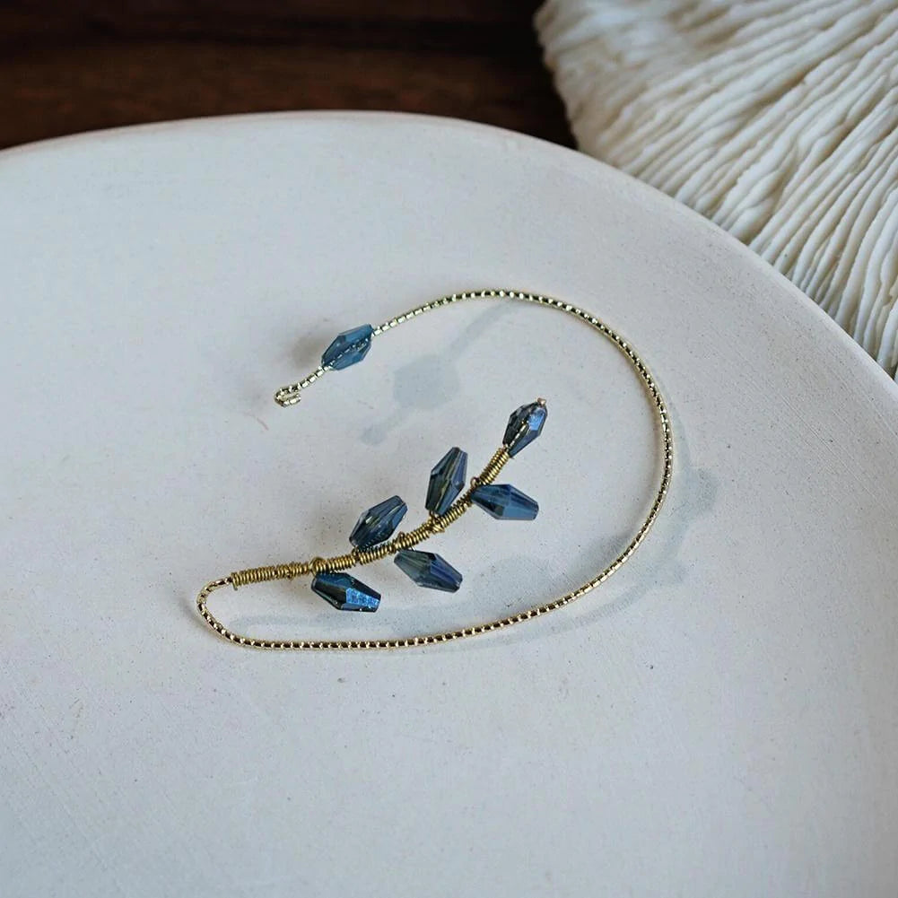 Bloem Art Clip Oorbellen