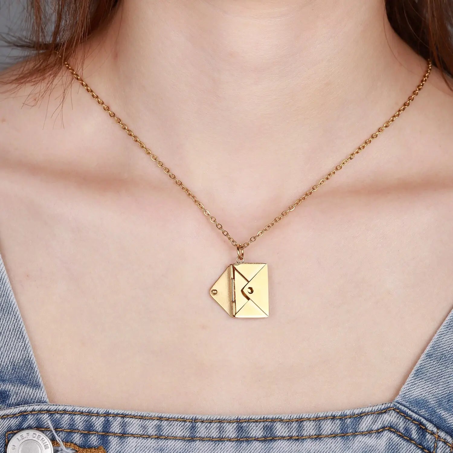 Envelop Locket Ketting