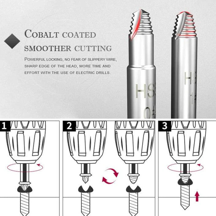 Beschadigde Schroeftrekker Met Dubbele Uiteinden | SET