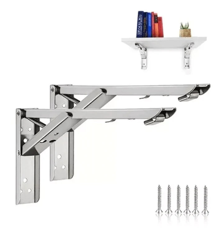 Opvouwbare Muur Plank Beugel (2stuks)