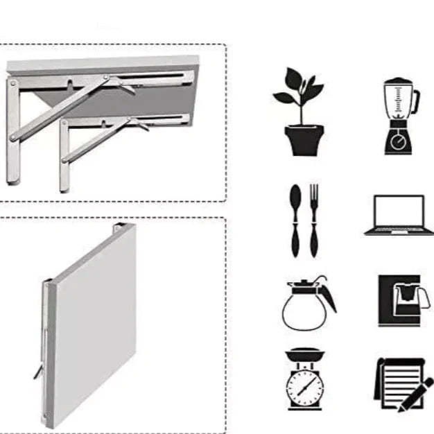 Opvouwbare Muur Plank Beugel (2stuks)