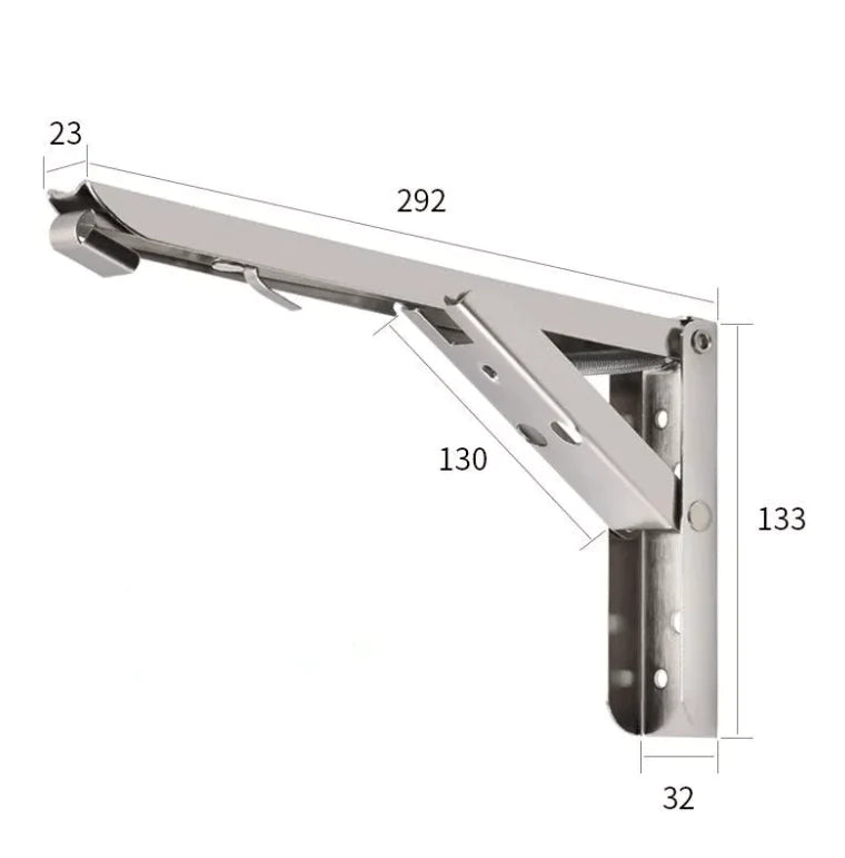 Opvouwbare Muur Plank Beugel (2stuks)