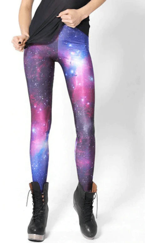 3D Gedrukte Galaxy Leggings