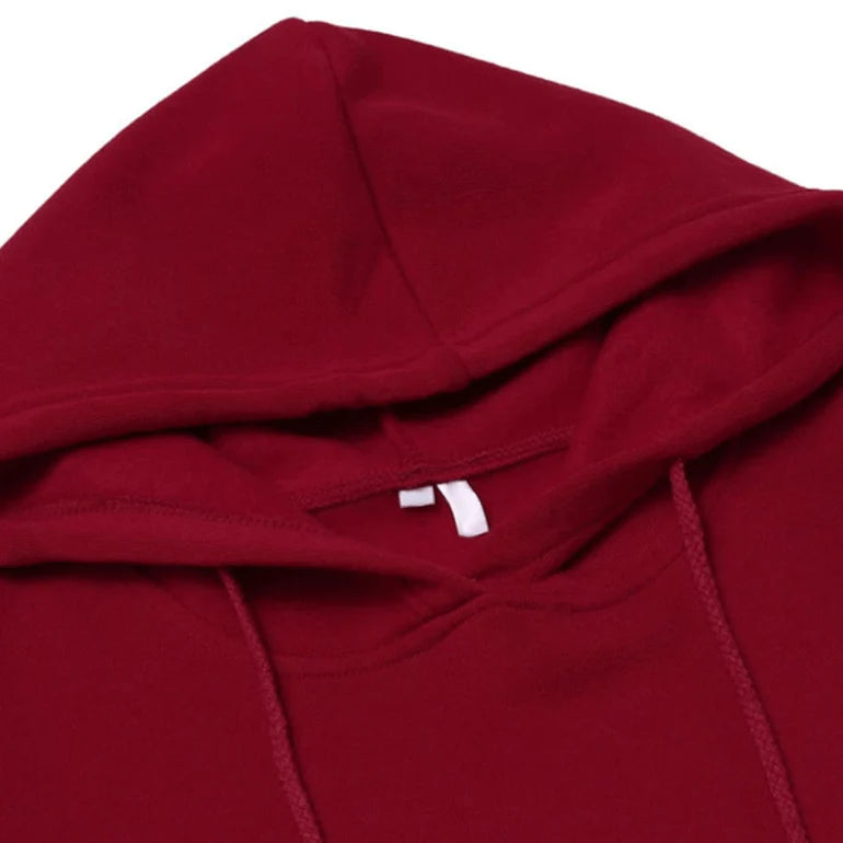 Slanke Pullover Hoodie Jurk