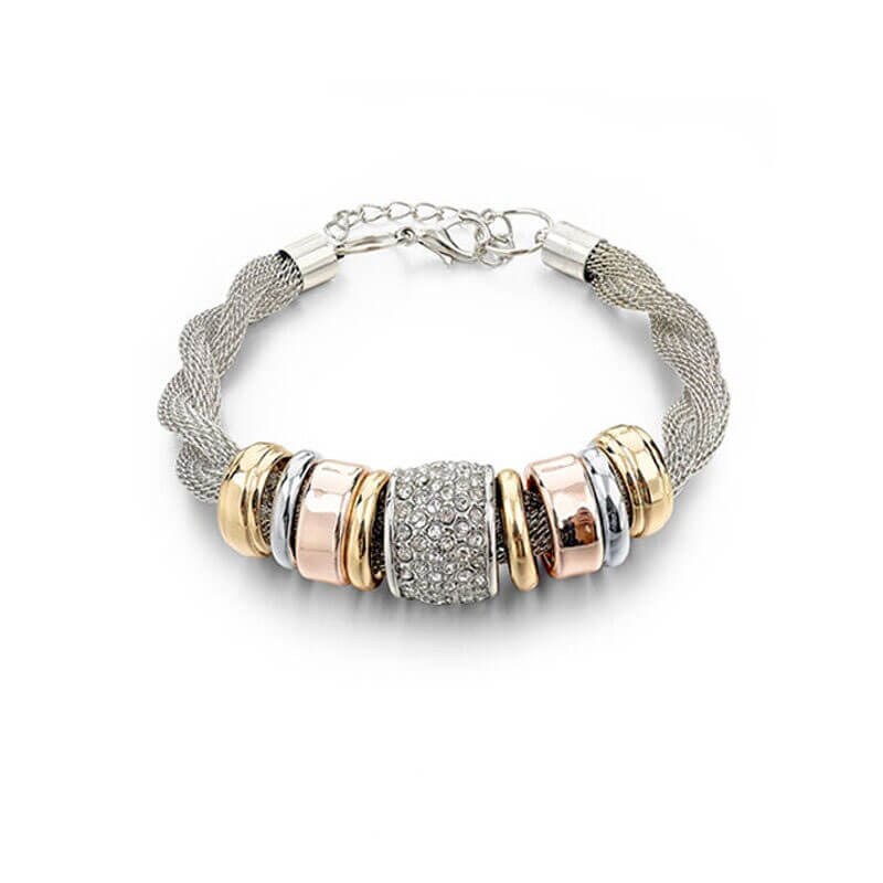 Verstrengelde Ring Accent Armband