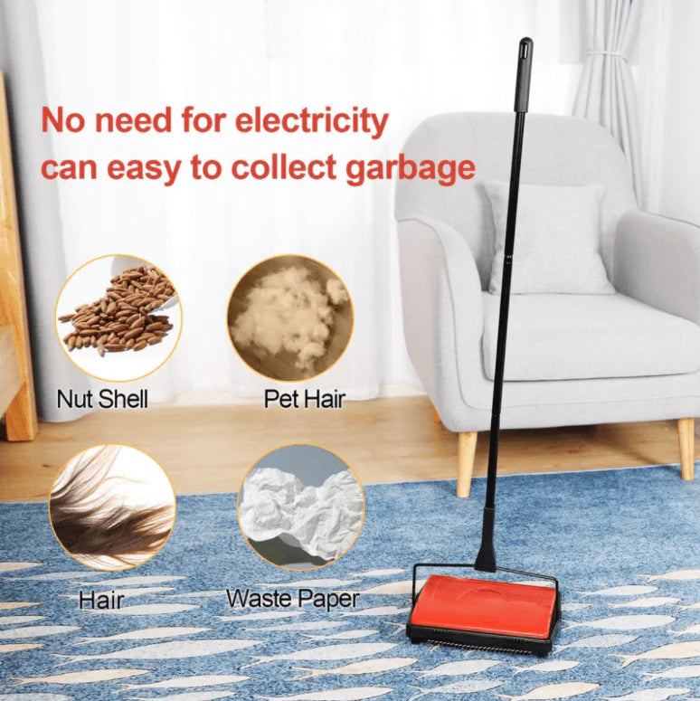 Handmatige tapijt- en vloerveger