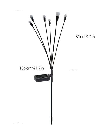 Zwaaiende Vuurvliegjes Zonne Buitenverlichting Belleza