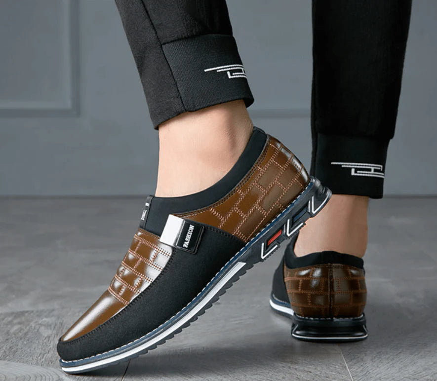 Ademend Leren Herenschoenen