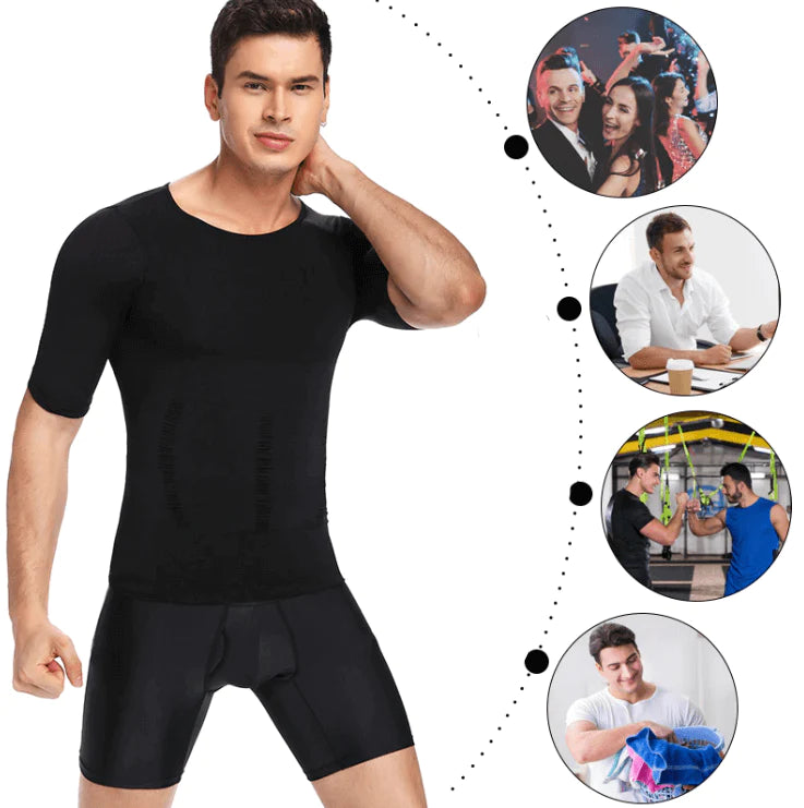 Heren Compressie Gordel Shorts