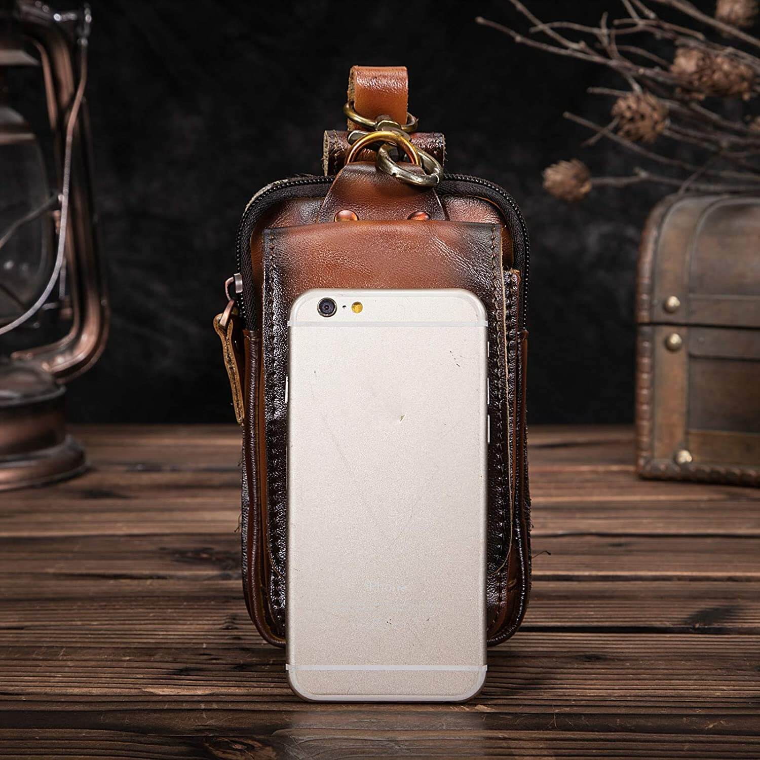 Echt Lederen Heren Waist Bag - Eenvoudig al je spullen op zak