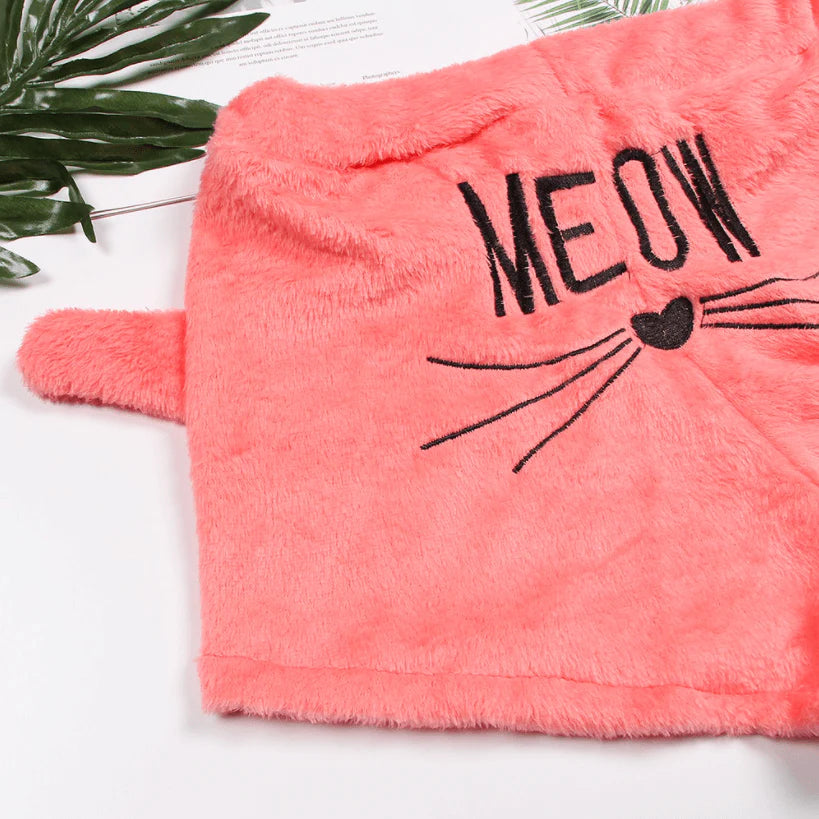 Warme Meow Cat Pyjama Set - Deze wil je heel de winter niet meer uit doen