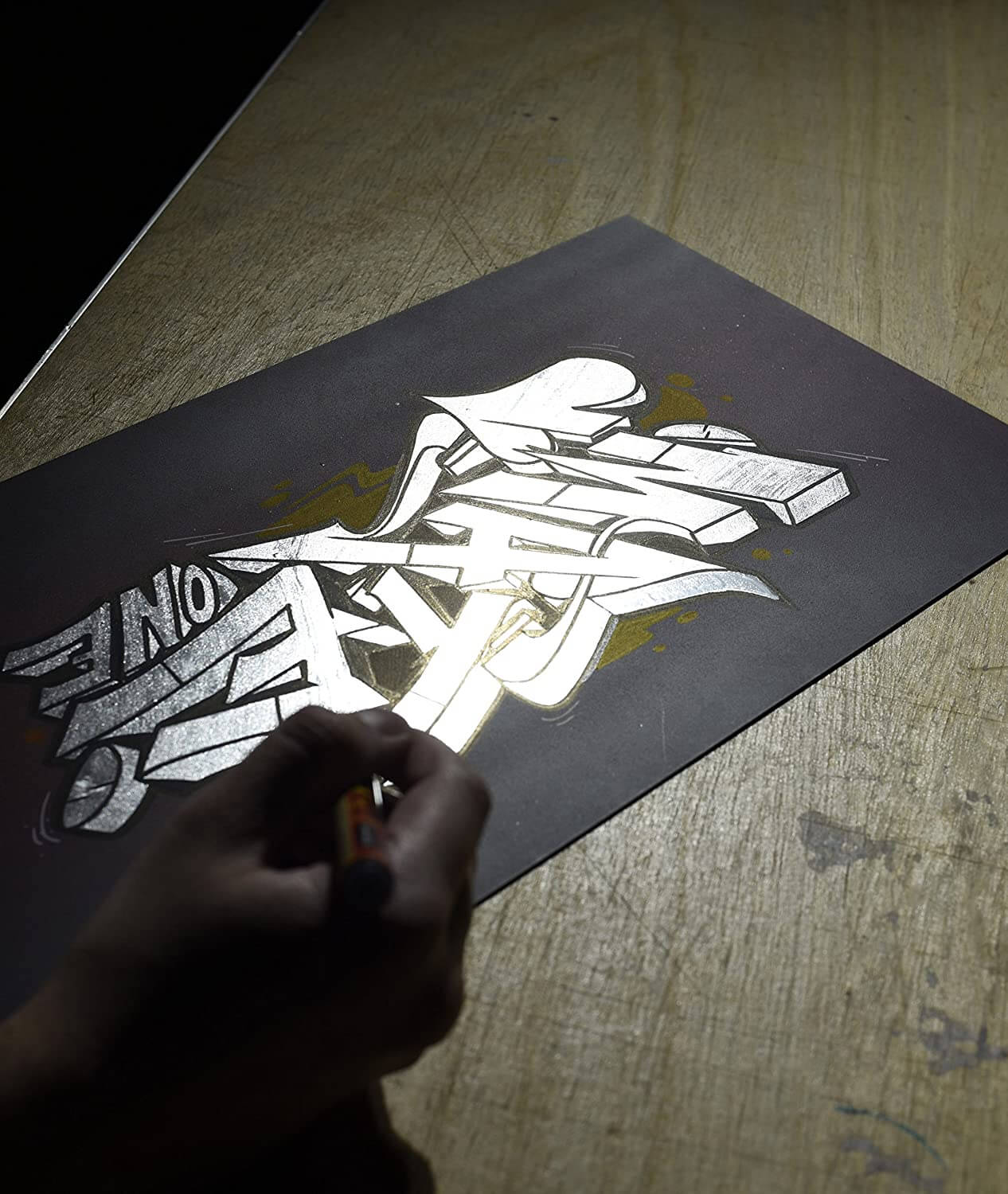 Vloeibare Spiegel Chroom Marker