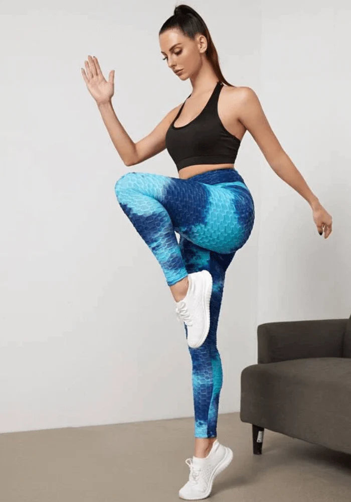 Hoge taille legging met print