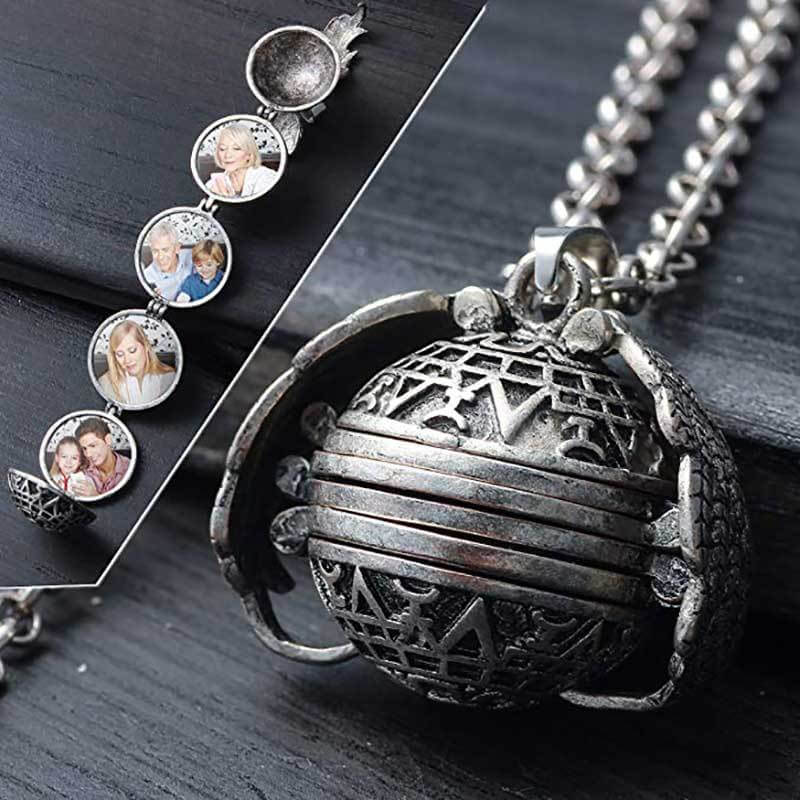 Uitbreidbare Foto Locket Ketting
