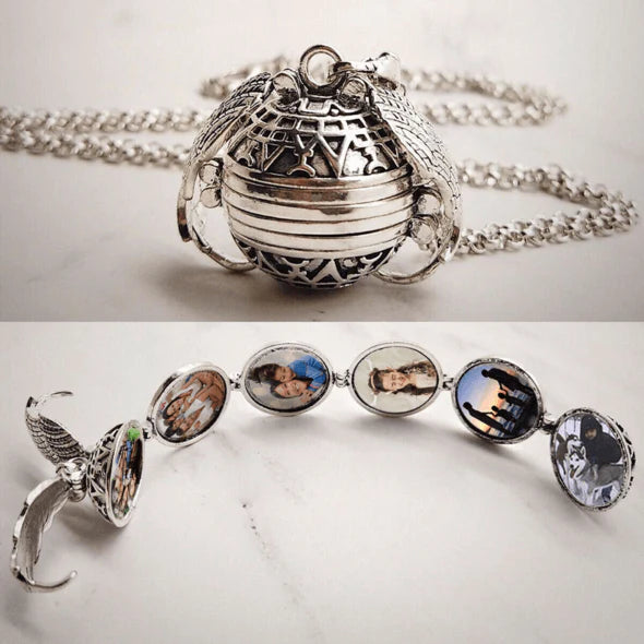 Uitbreidbare Foto Locket Ketting