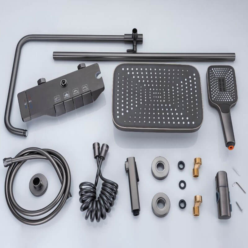 Thermostatische Pianodouche Set